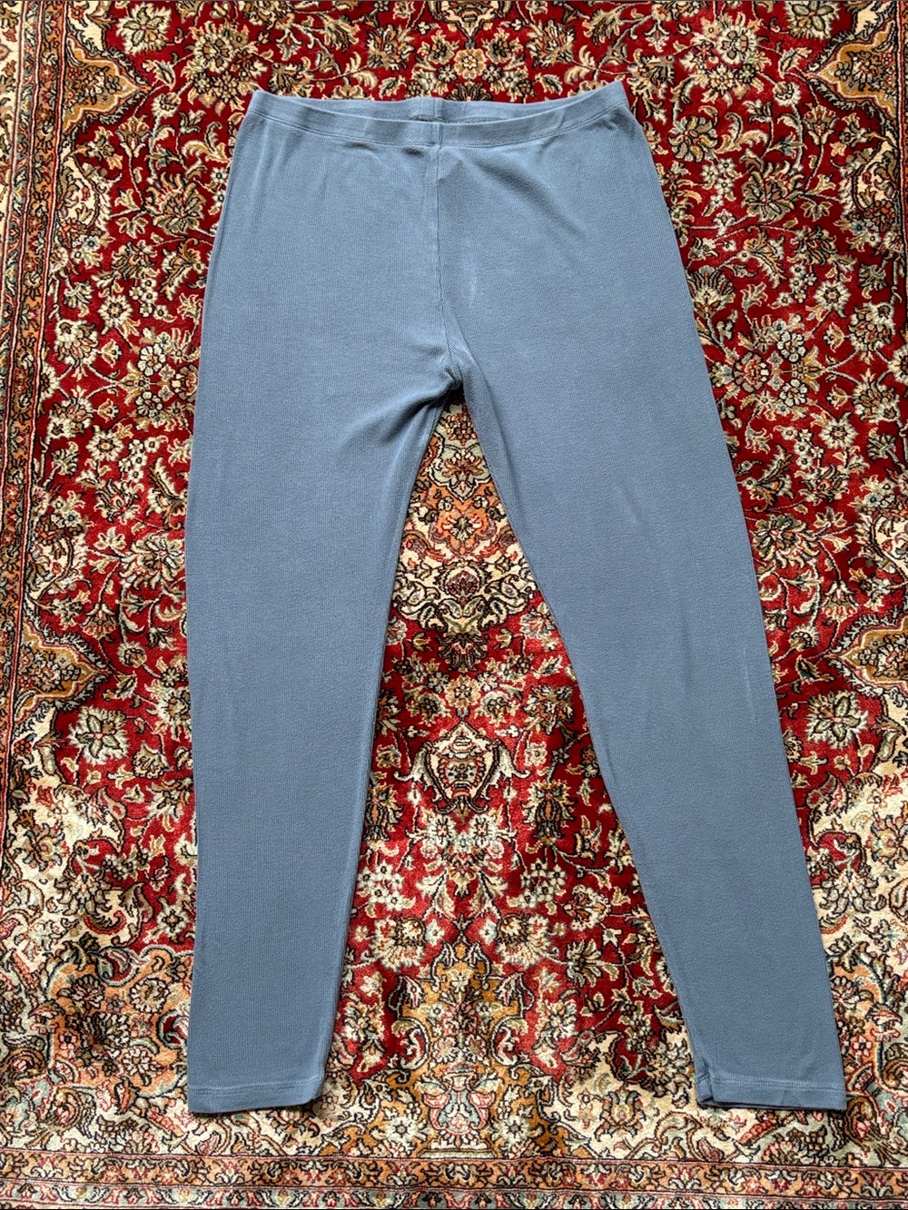 Set of 2 Amour Vert Magda Paris Cropped Dream Rib Leggings in “Horizon”